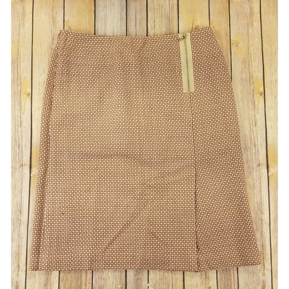 Ann Taylor Dresses & Skirts - Ann Taylor Skirt Size 4 Women's Wool Blend Workwear Business Beige Pink B50